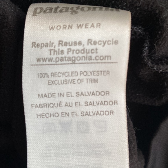 Patagonia Mens Hooded Sweatshirt Black S - Picture 7 of 7